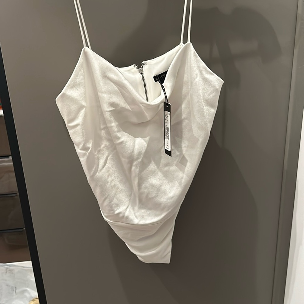 Alice and Olivia thong bodysuit never worn new with tags